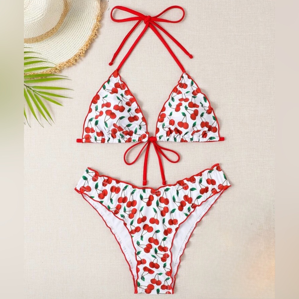 Cherry Print Bikini